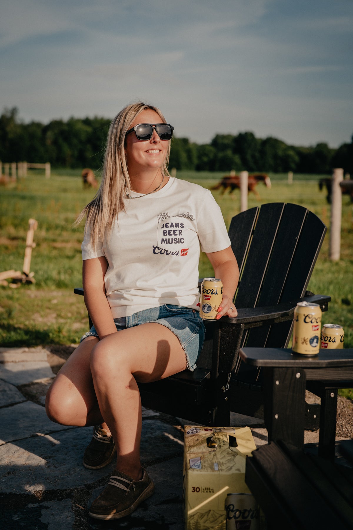 'Light' Wrangler X Coors Pocket Tee (XS-XXL)