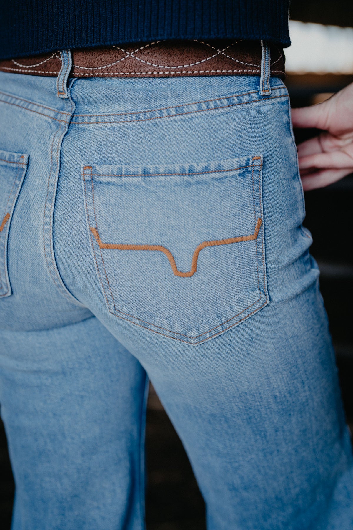 'Zoey' High Rise Wide Leg Jean by Kimes Ranch