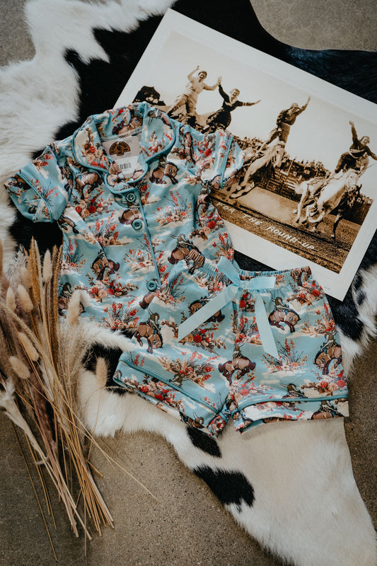 'Brynn' Bucking Bloom Girls PJ Set (6-12M to 7T)
