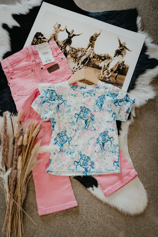 'Fiona' Floral Frontier Shirt (3T to 7T)