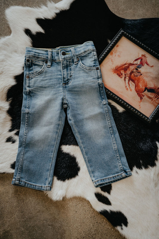 'Rylie' Boy's Retro Slim Straight Jeans by Wrangler (Slim & Reg. Fit)
