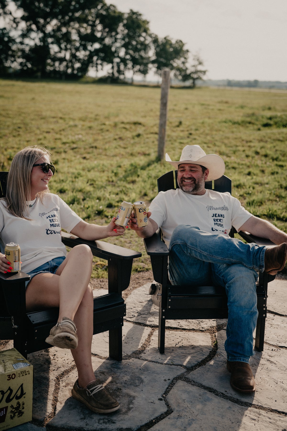'Light' Wrangler X Coors Pocket Tee (XS-XXL)