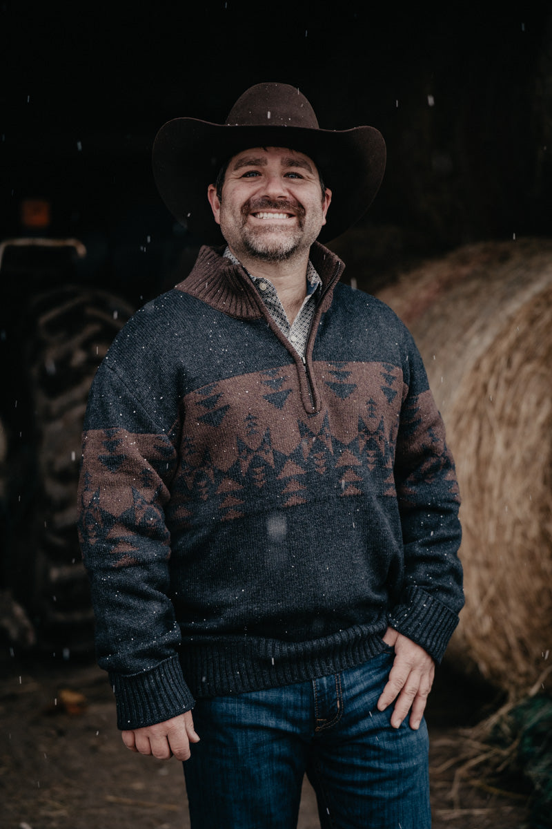 'Benny' Men's Stetson 1/4 Zip Sweater (S-XXL)