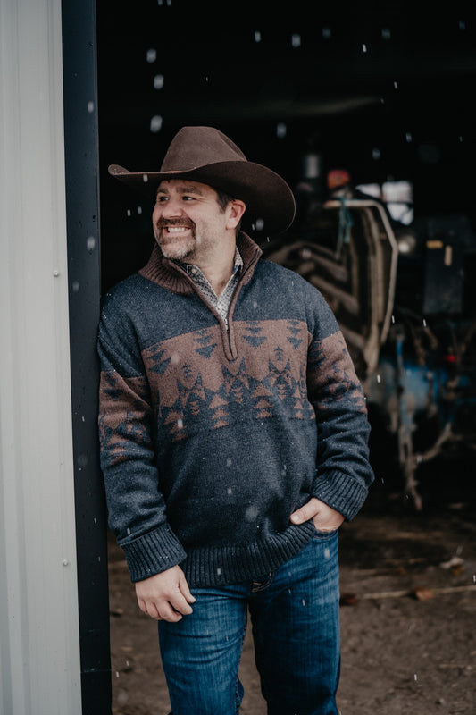 'Benny' Men's Stetson 1/4 Zip Sweater (S-XXL)