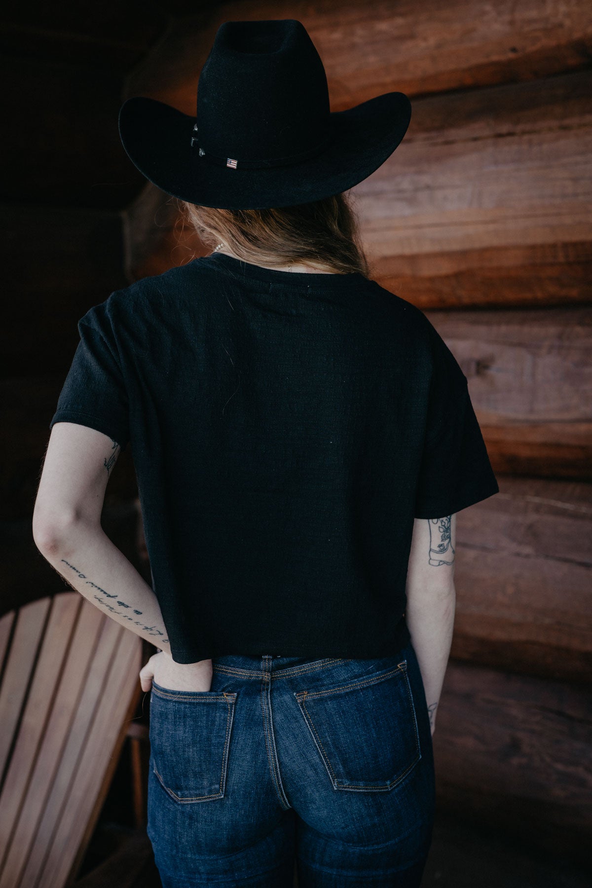 'Slone' Sway Textured Cropped Tee by Z Supply (2 Colours; XS-L)