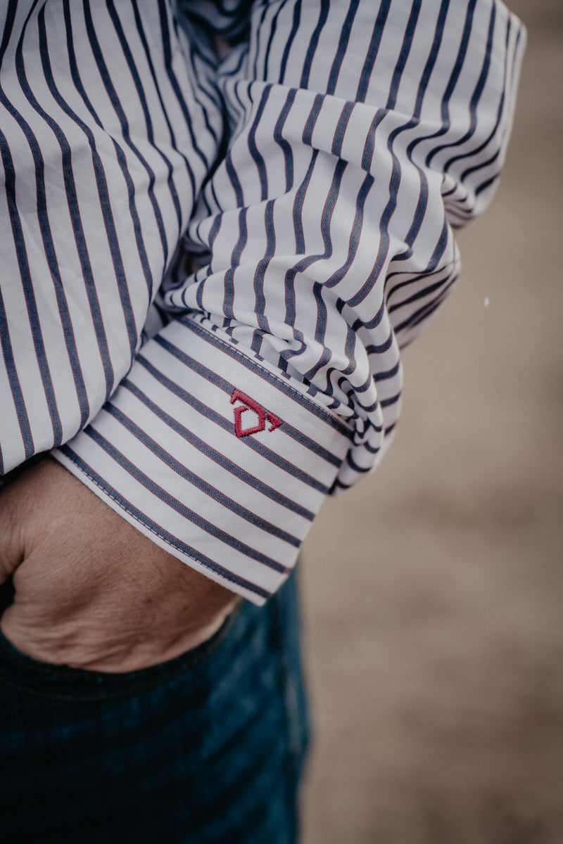 'Jax' Men's COJO Pinstripe Long Sleeve Shirt (S-XXL)