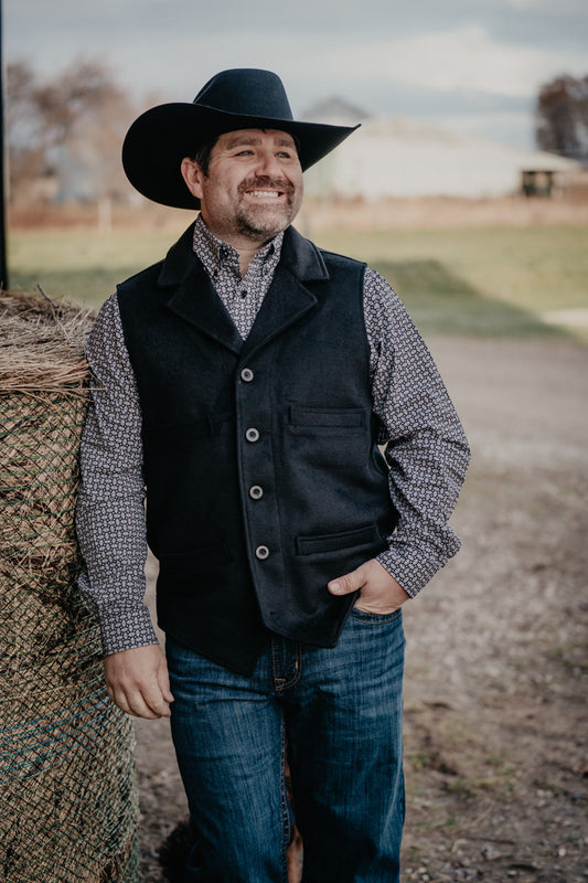 'Kraken' Men's Black Vest by Kimes Ranch (S-XXL)