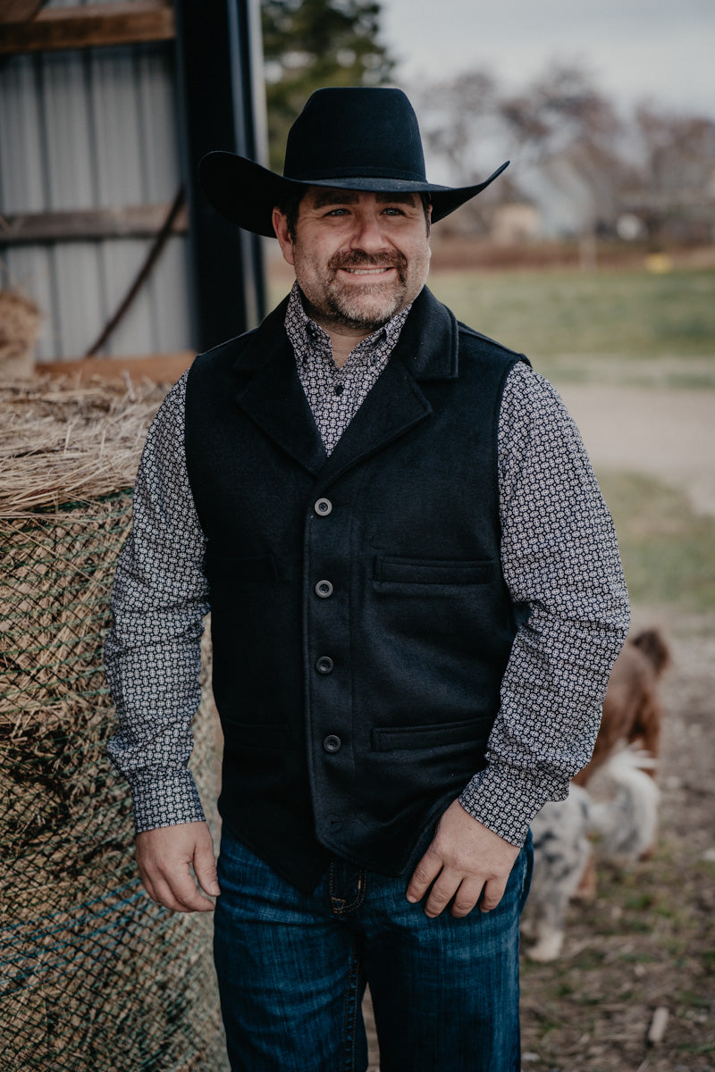 'Kraken' Men's Black Vest by Kimes Ranch (S-XXL)