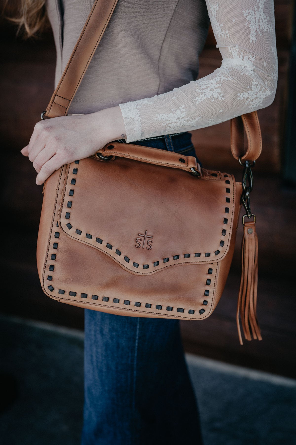 'Dakota' Tan Crossbody by STS Ranchwear