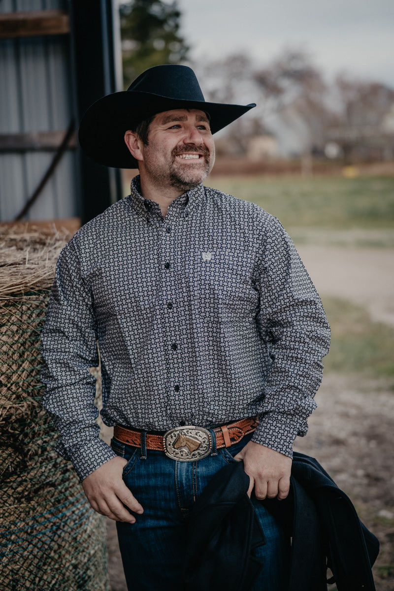 'Harlan' CINCH Men's Black Button Down Shirt (S-XXL)