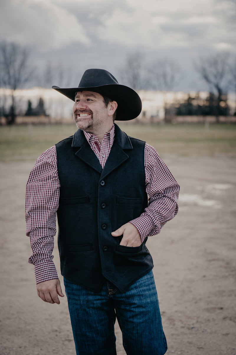 'Kraken' Men's Black Vest by Kimes Ranch (S-XXL)