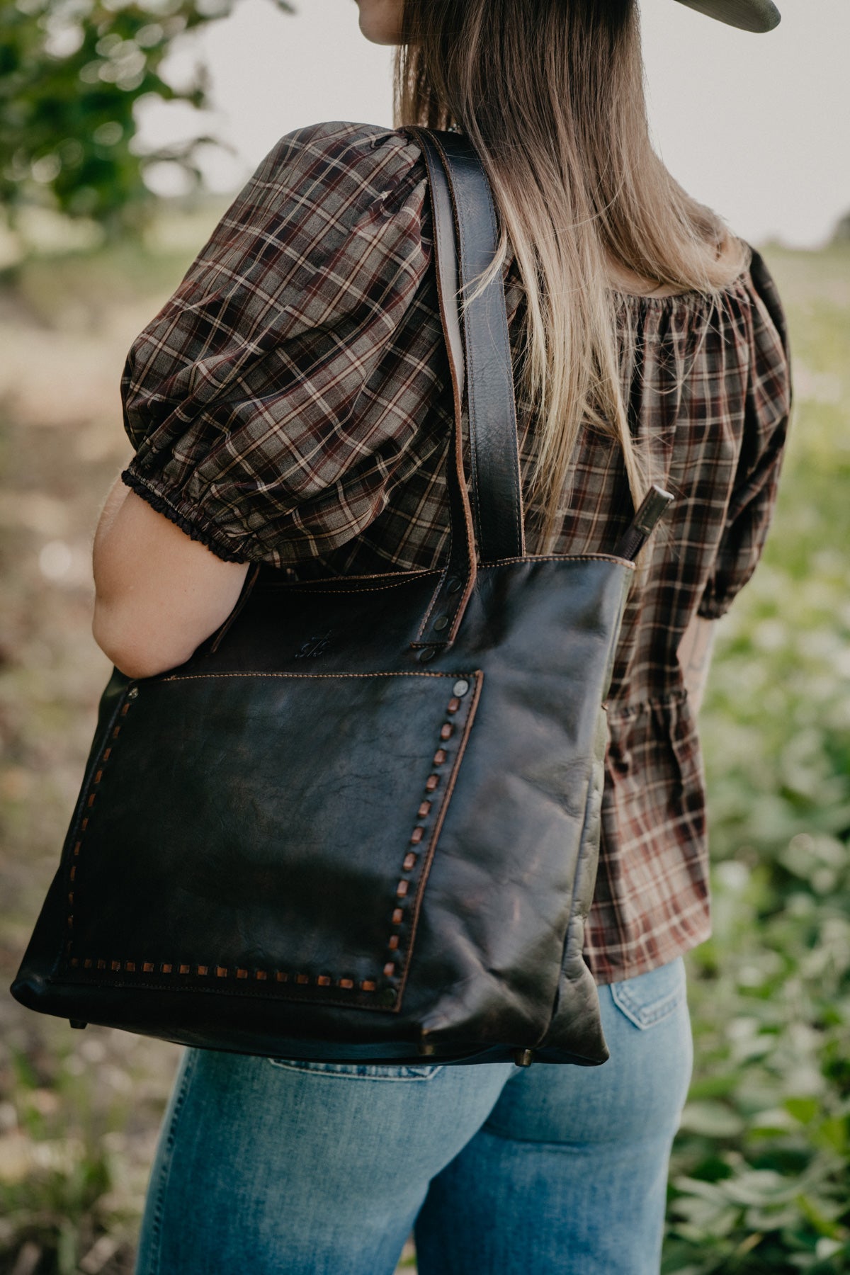 'Bandera' Chocolate Simple Tote