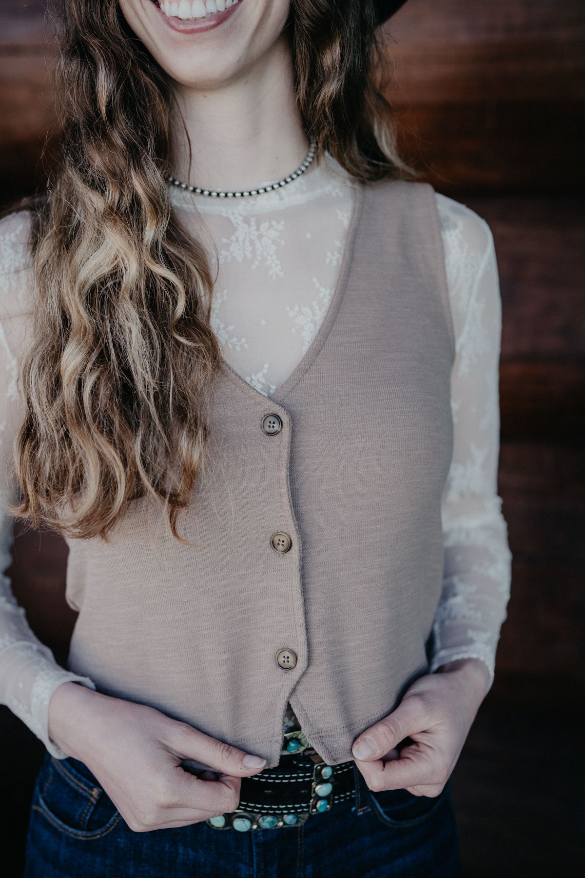 'Noelle' Women's Jersey Knit Vest (XS-XL)