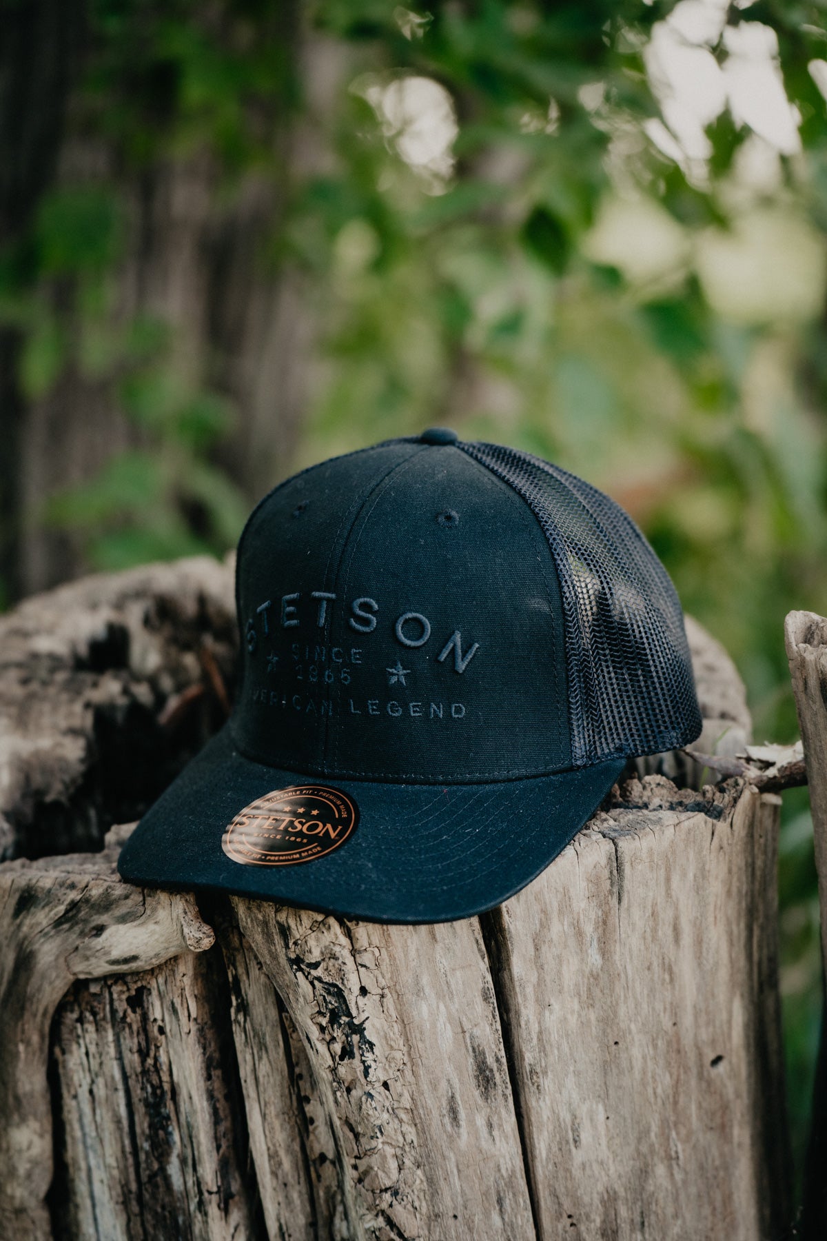 'American Legend' Black Stetson Co. Ball Cap