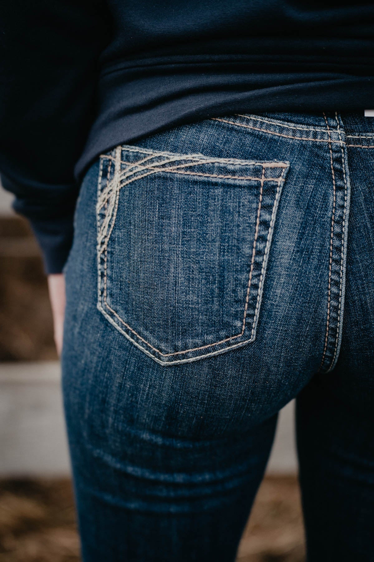 'Naz' High Rise Slim Trouser Jean by Ariat