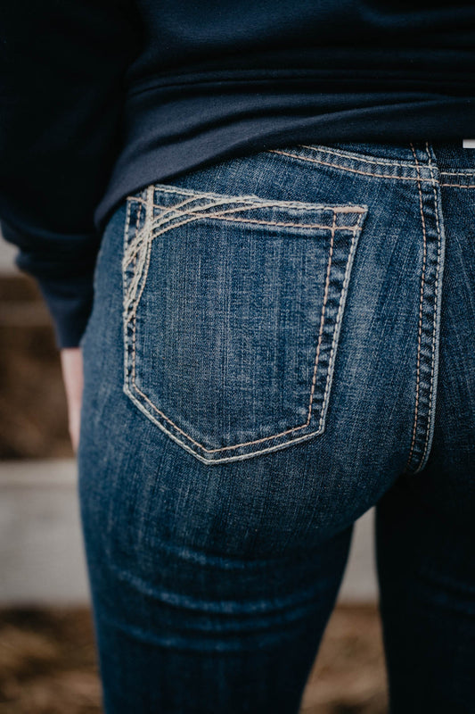 'Naz' High Rise Slim Trouser Jean by Ariat