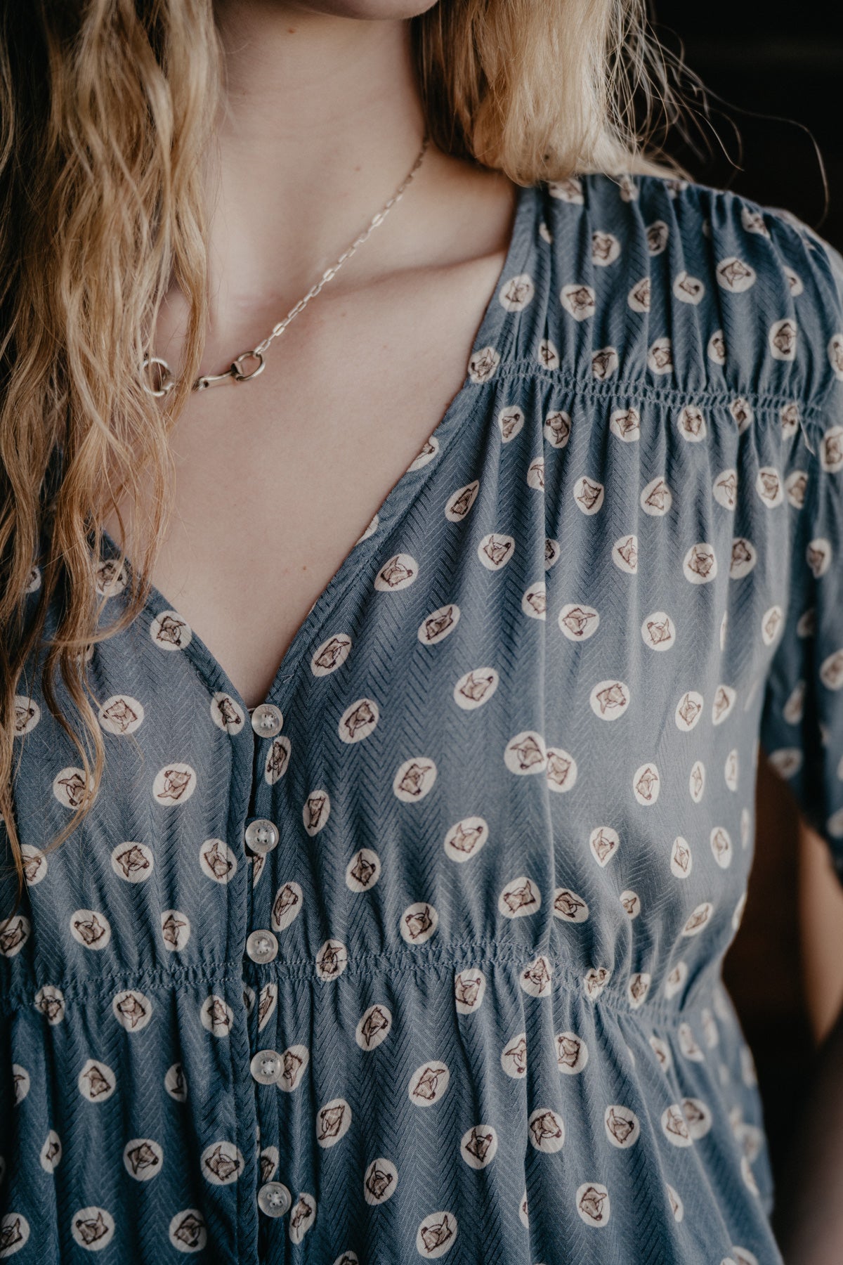 'Horse Nickles' Womens Stetson Shirt (XS - XL)