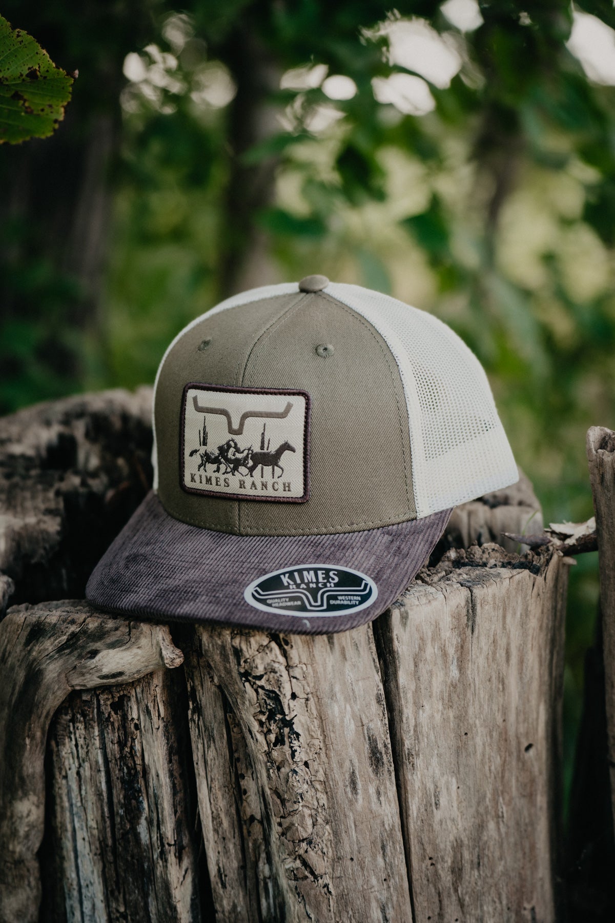 'Roseben' Kimes Ranch Trucker Hat - Dark Olive