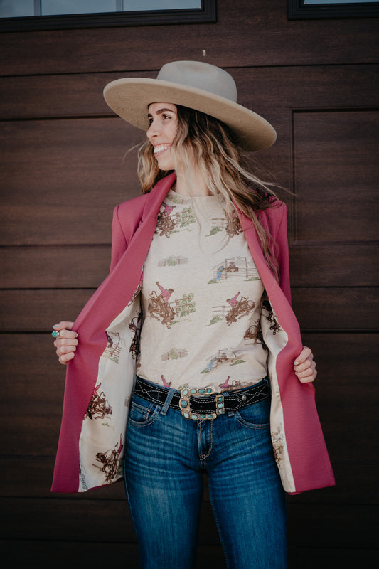 'Ella' Women's Ariat  Dry Rose Blazer (S-XL)