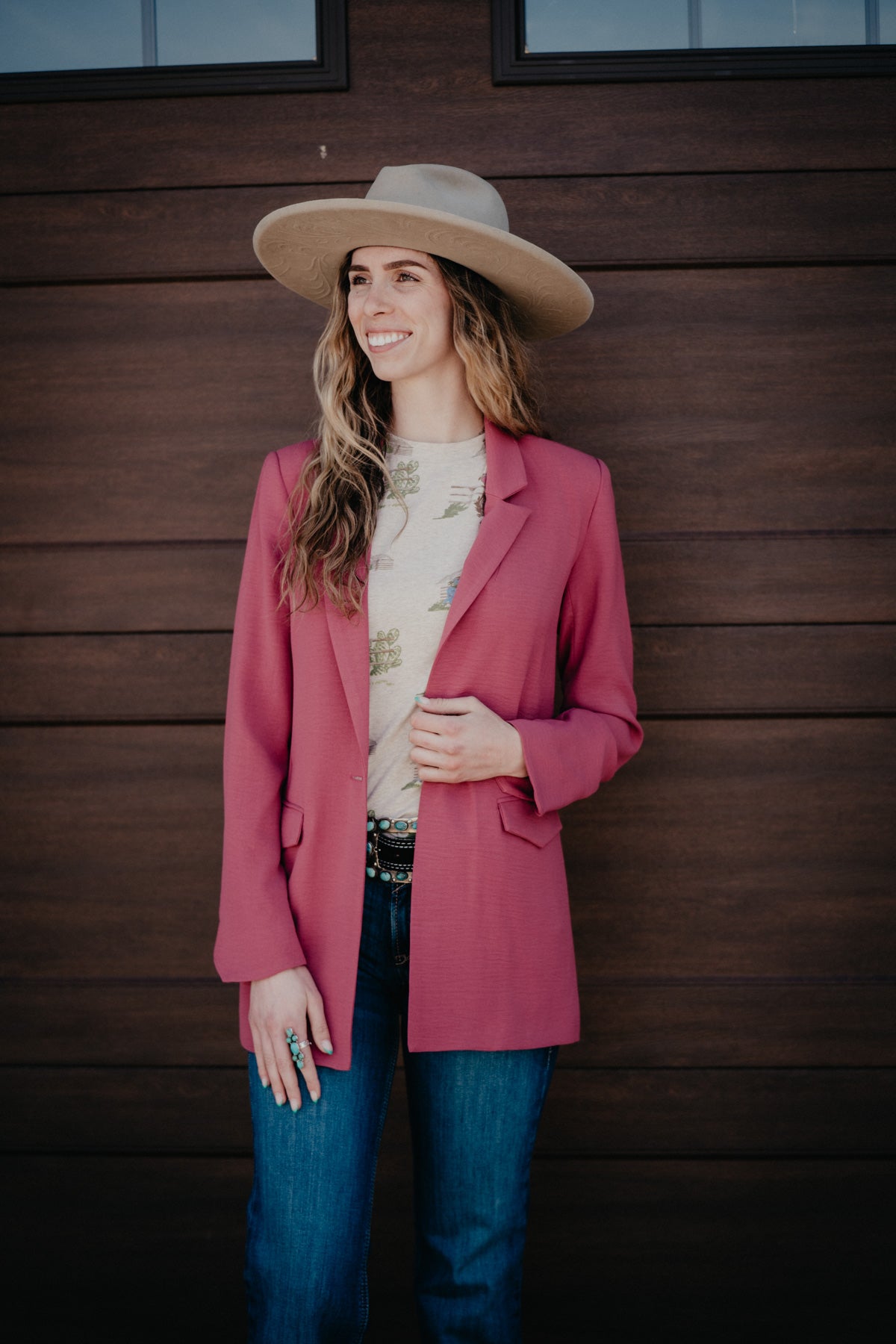 'Ella' Women's Ariat  Dry Rose Blazer (S-XL)