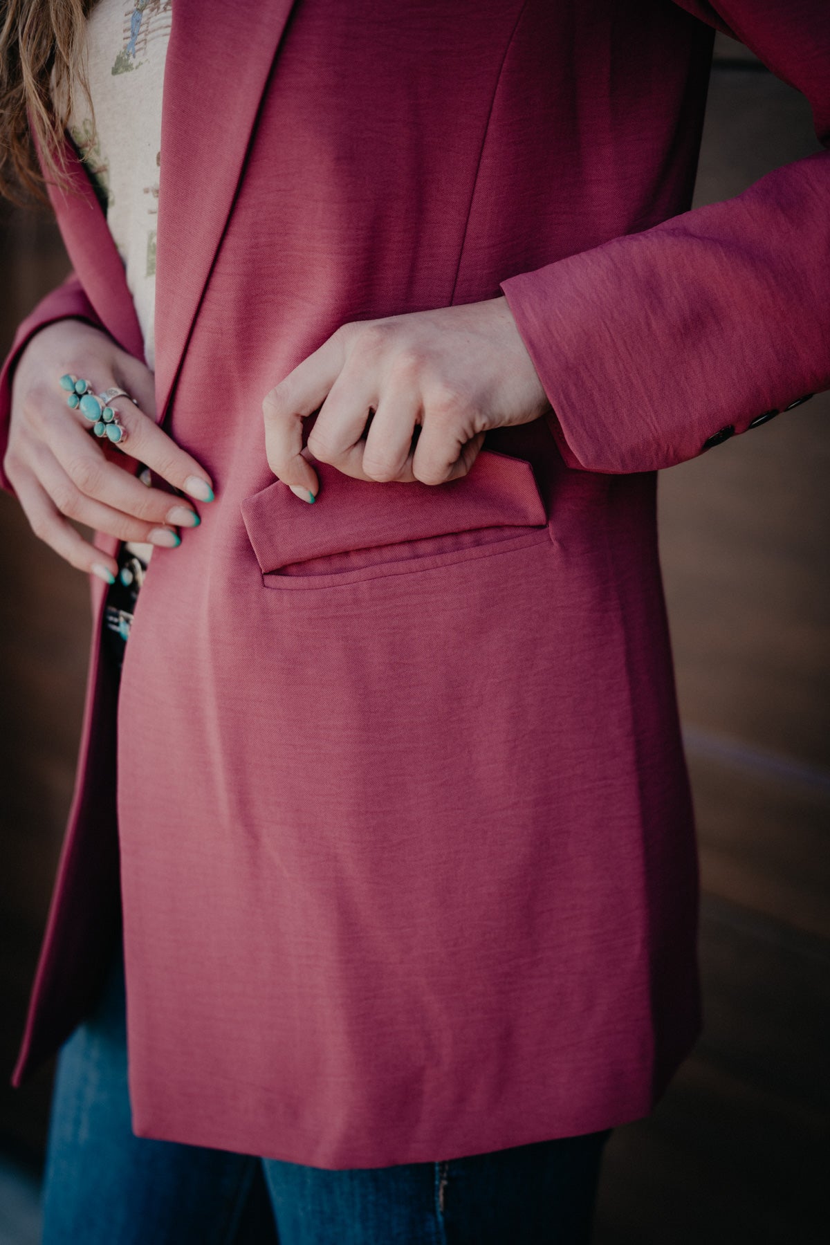 'Ella' Women's Ariat  Dry Rose Blazer (S-XL)