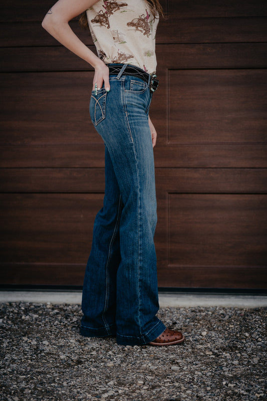 'Hasley' Mid Rise Slim Trouser Jean by Ariat (30S Only)