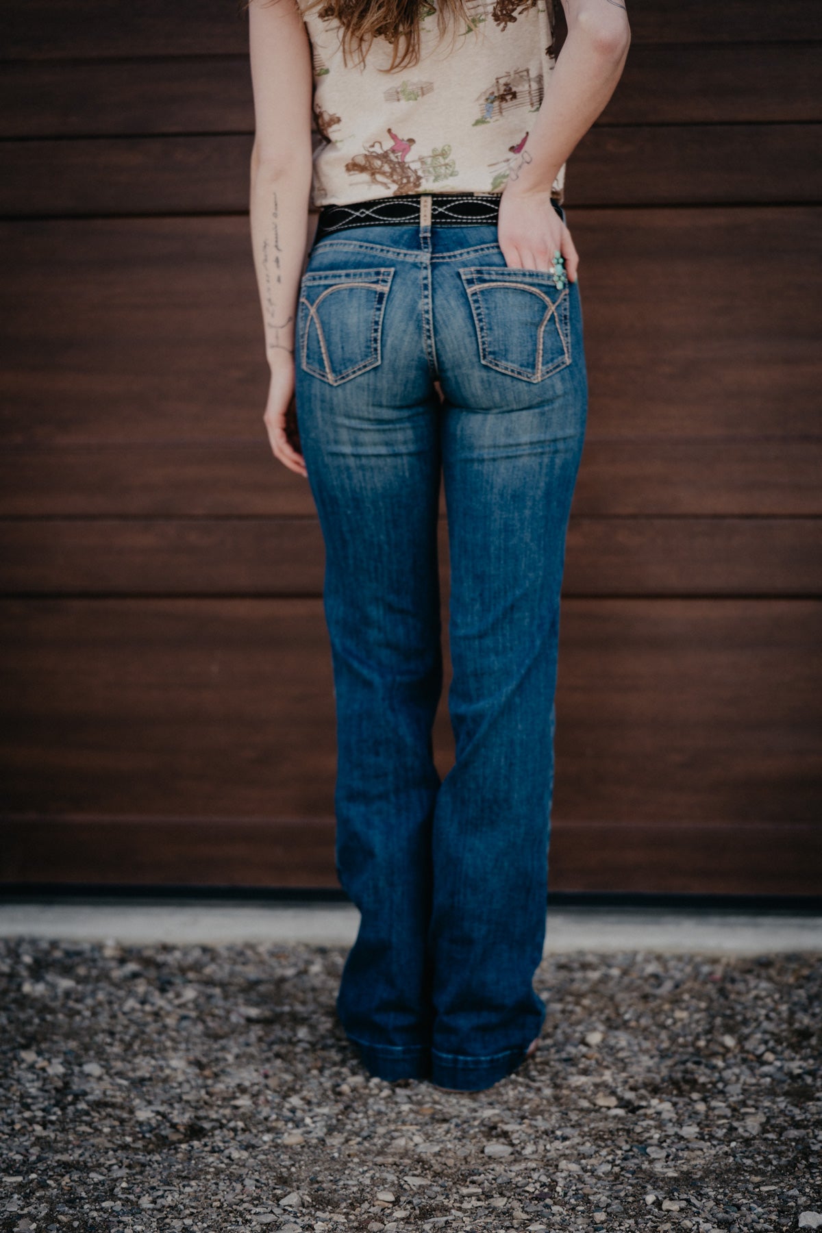 'Hasley' Mid Rise Slim Trouser Jean by Ariat (30S Only)