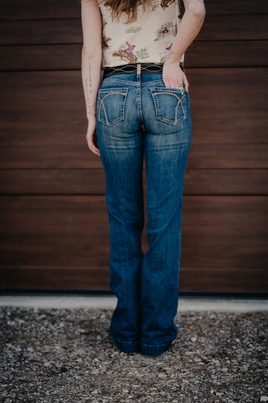 'Hasley' Mid Rise Slim Trouser Jean by Ariat (30S Only)