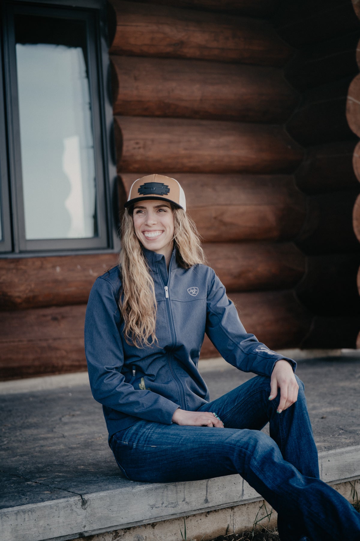 'Tucana' Women's Ariat Soft shell Jacket with Chain Stitch Detail (M-XXL)