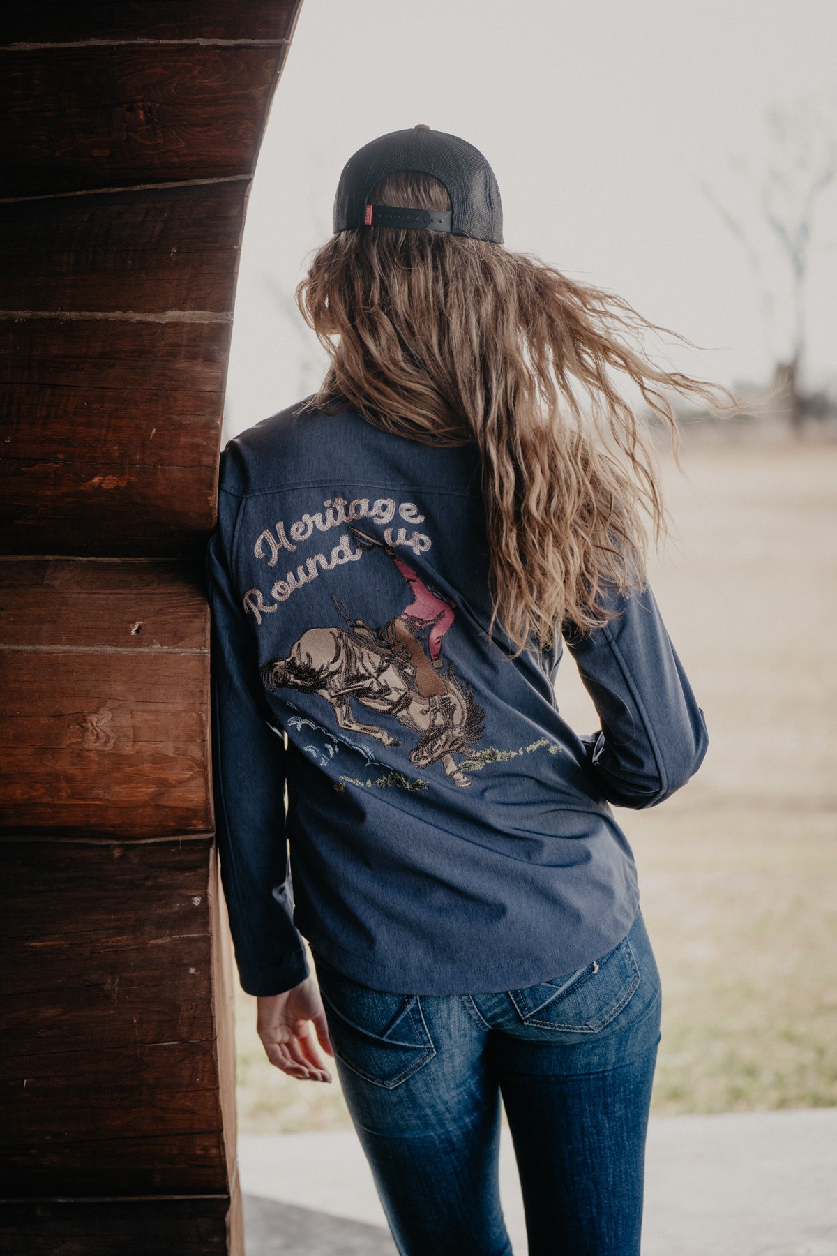 'Tucana' Women's Ariat Soft shell Jacket with Chain Stitch Detail (M-XXL)