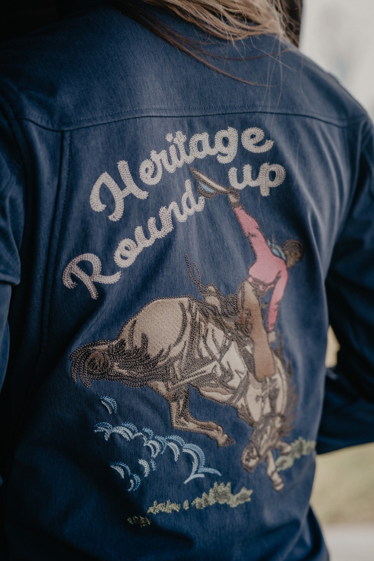 'Tucana' Women's Ariat Soft shell Jacket with Chain Stitch Detail (M-XXL)