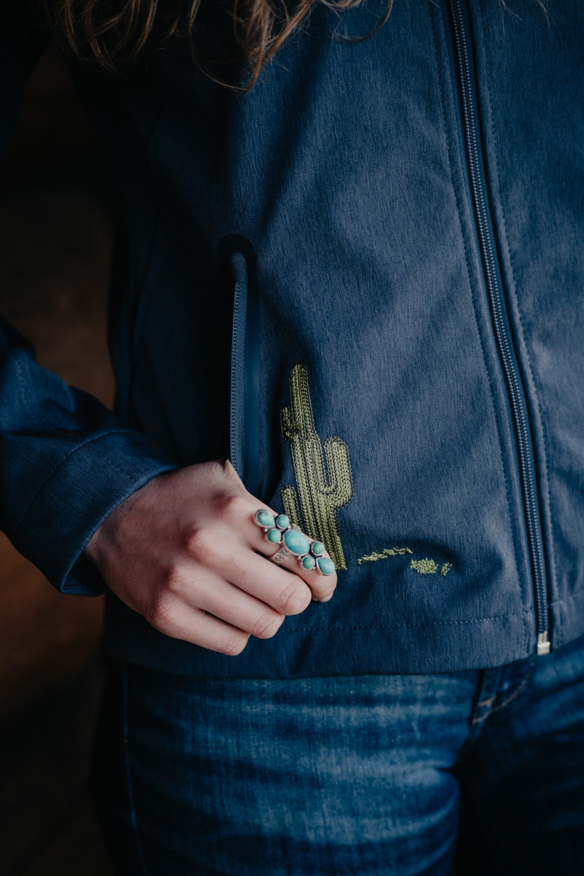 'Tucana' Women's Ariat Soft shell Jacket with Chain Stitch Detail (M-XXL)