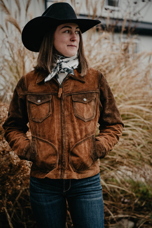 'Avery Nail' Women's Leather Jacket by STS Ranchwear (XXL  Only)