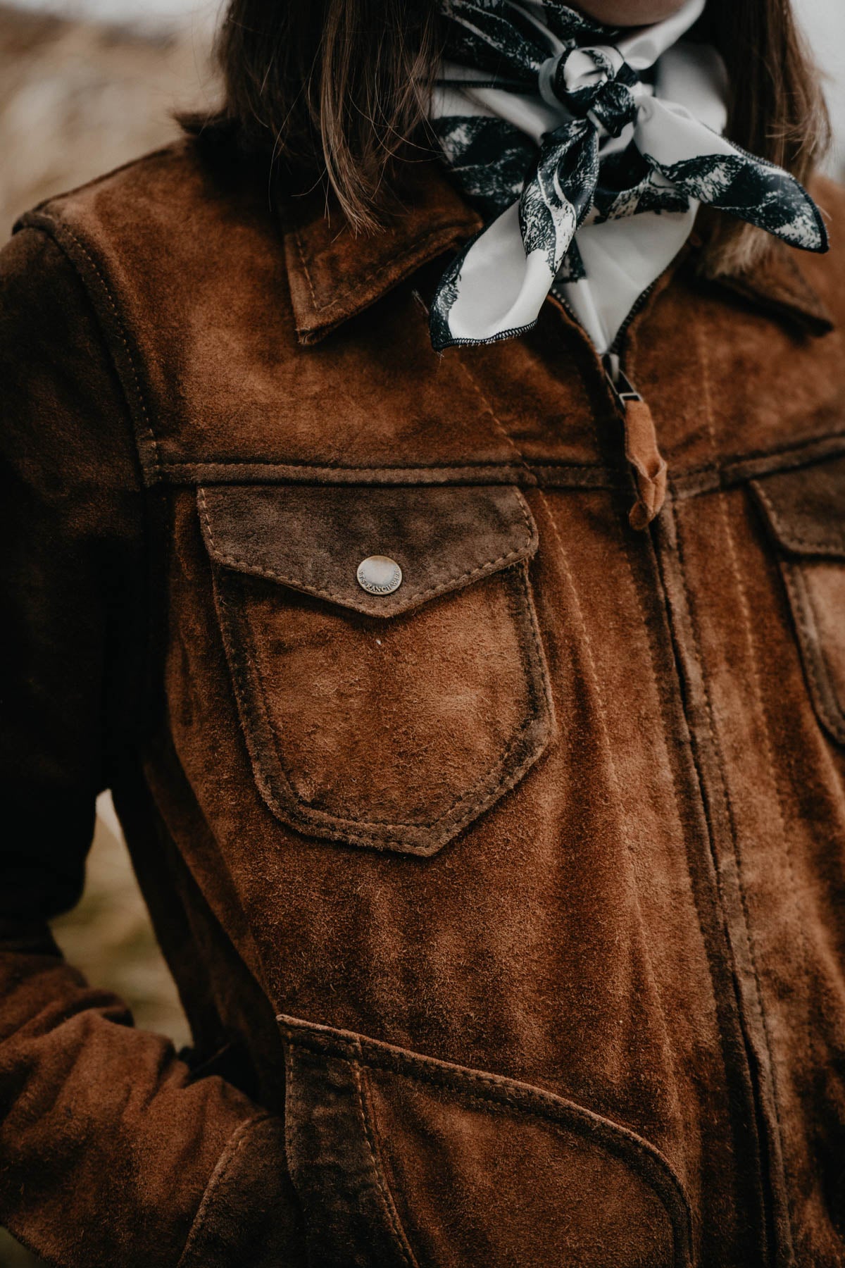 'Avery Nail' Women's Leather Jacket by STS Ranchwear (XXL  Only)