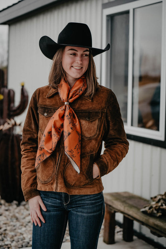 'Avery Nail' Women's Leather Jacket by STS Ranchwear (XXL  Only)