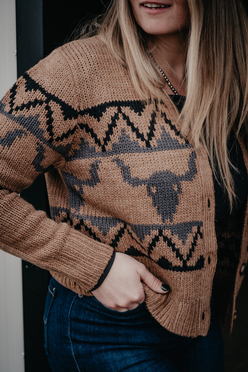 'Tessie' Women's Vintage Cardigan Sweater by Stetson (XS-XL)