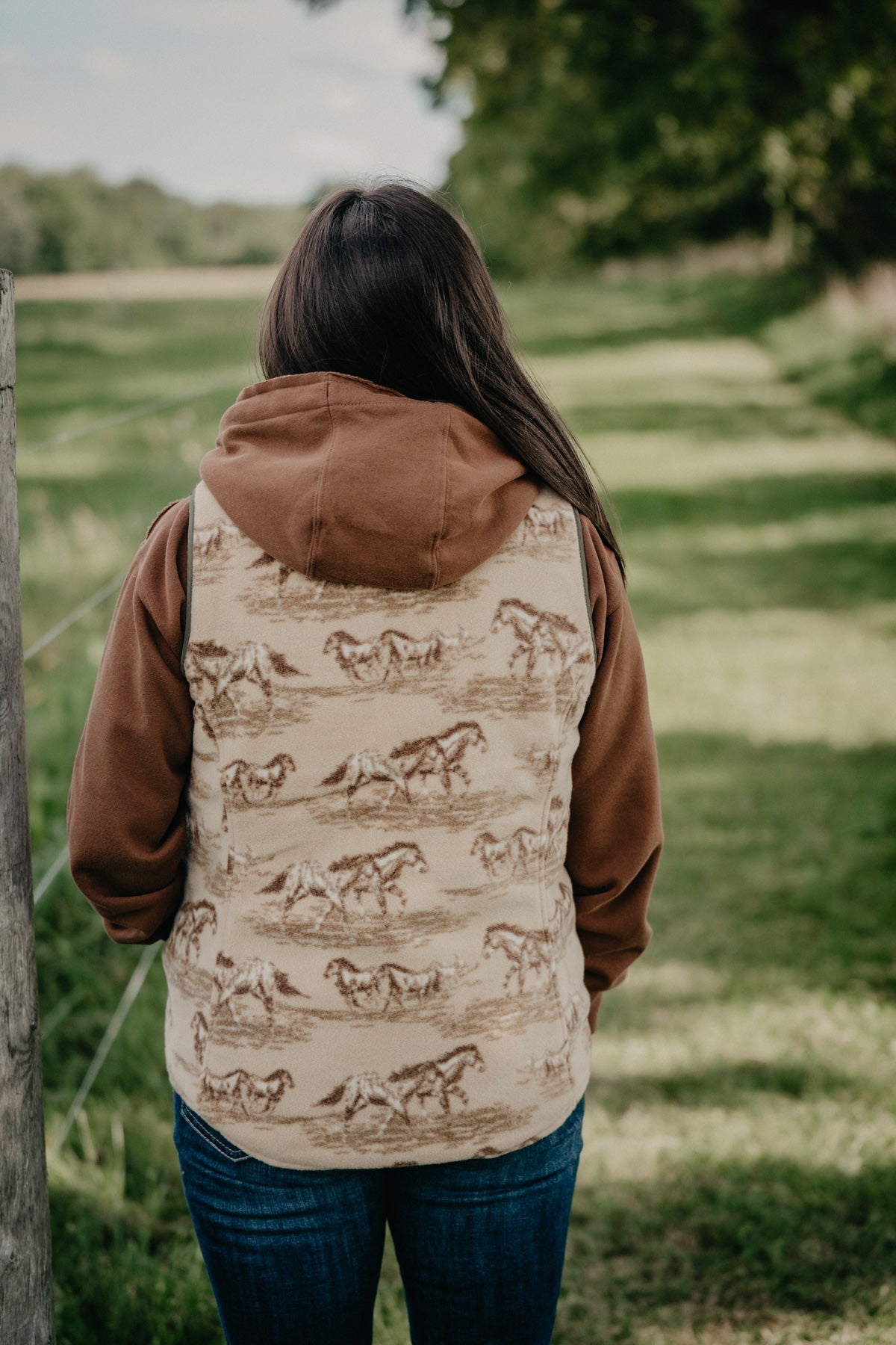 'Ivy' Women's Ariat Reversible Sage Green Insulated Vest