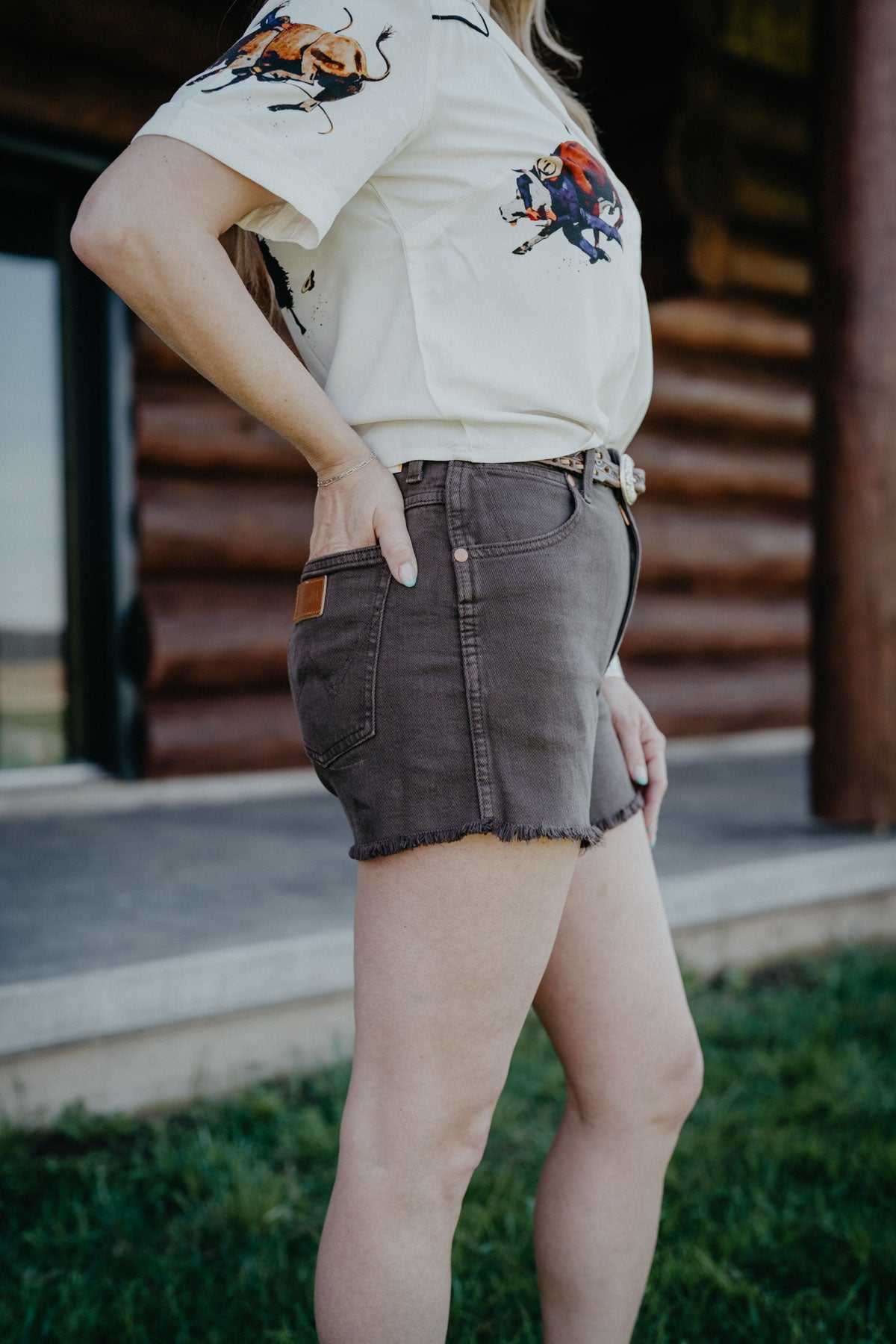 'Cocoa' 3.5" Cowboy Shorts by Wrangler (24-33)