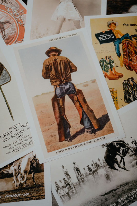 'Rear View' Retro Poster