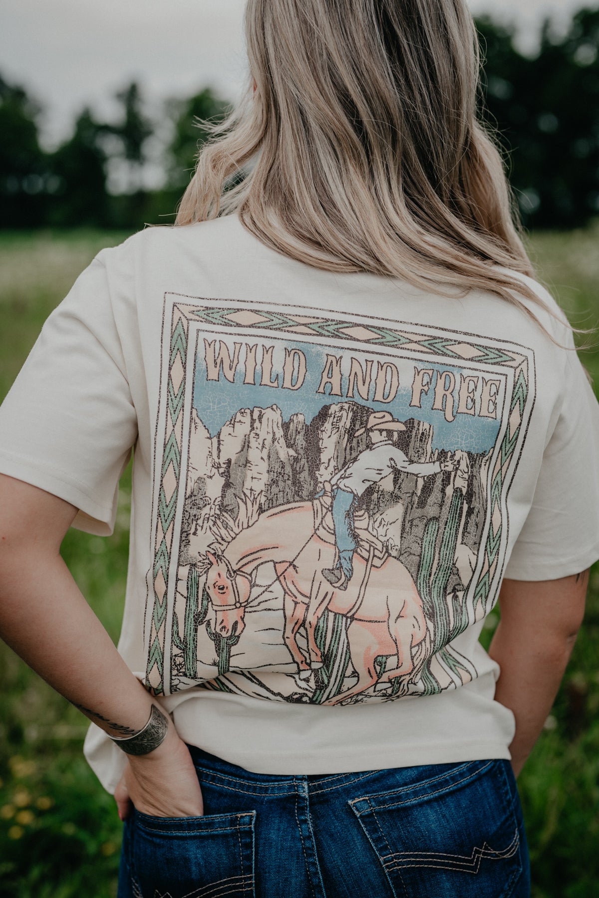 'Emmi' Wrangler Women's Short Sleeve Top (XS-XXL)