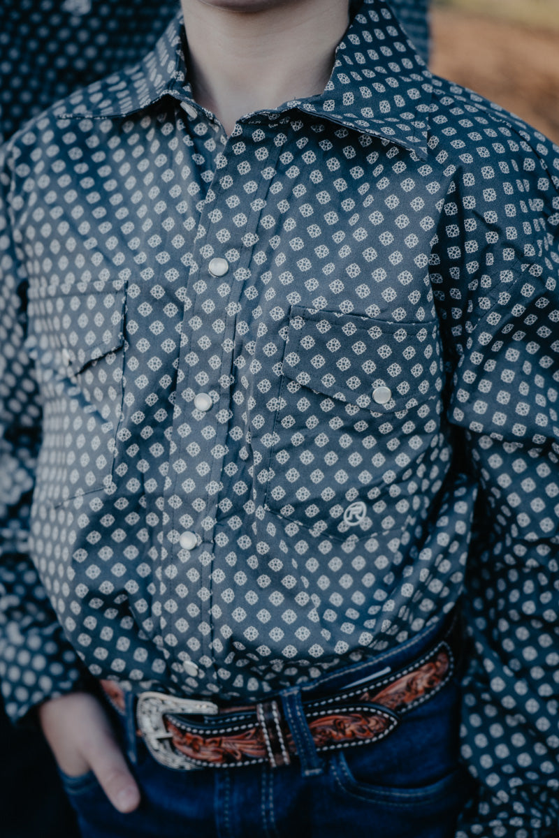 'Calloway Jr' Boy's Snap Shirt by Roper (XS-XL)