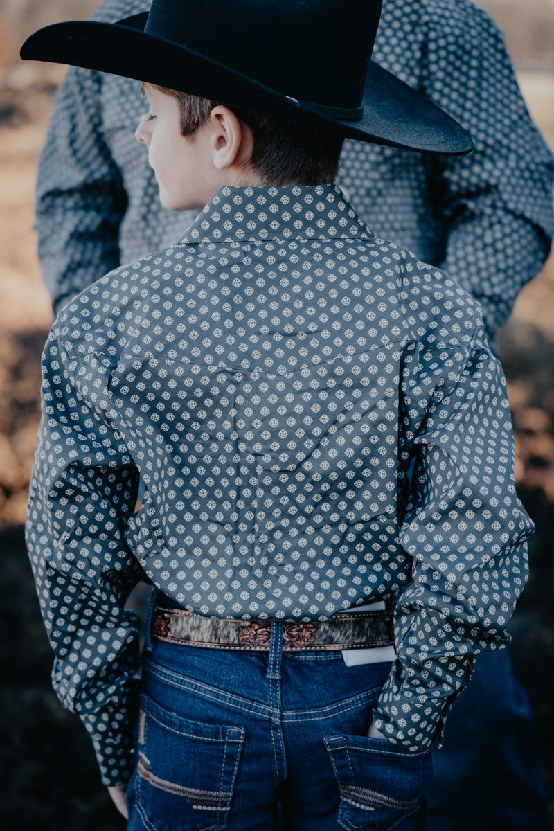 'Calloway Jr' Boy's Snap Shirt by Roper (XS-XL)