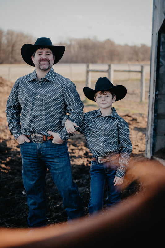 'Calloway Jr' Boy's Snap Shirt by Roper (XS-XL)