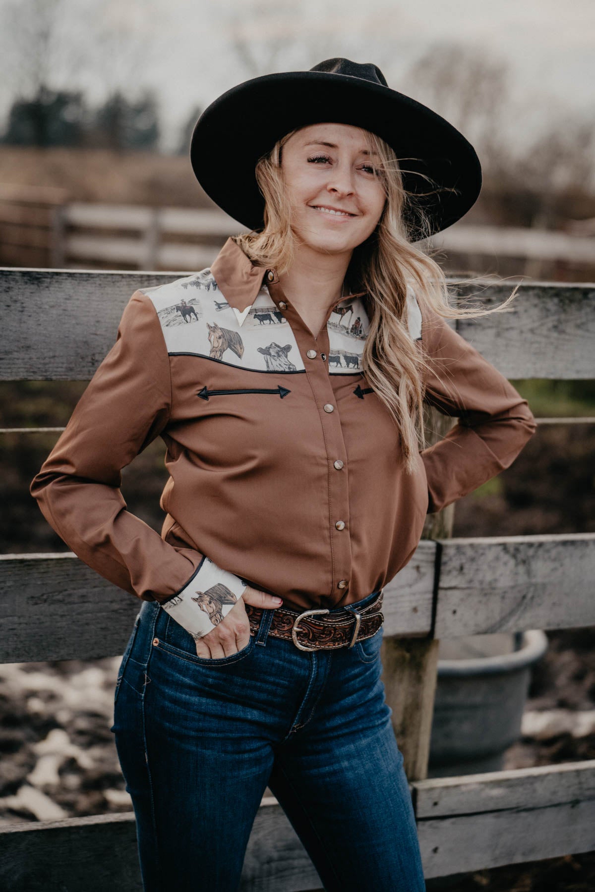 'Sorrel Creek' CC Exclusive Pearl Snap (L - XXL)