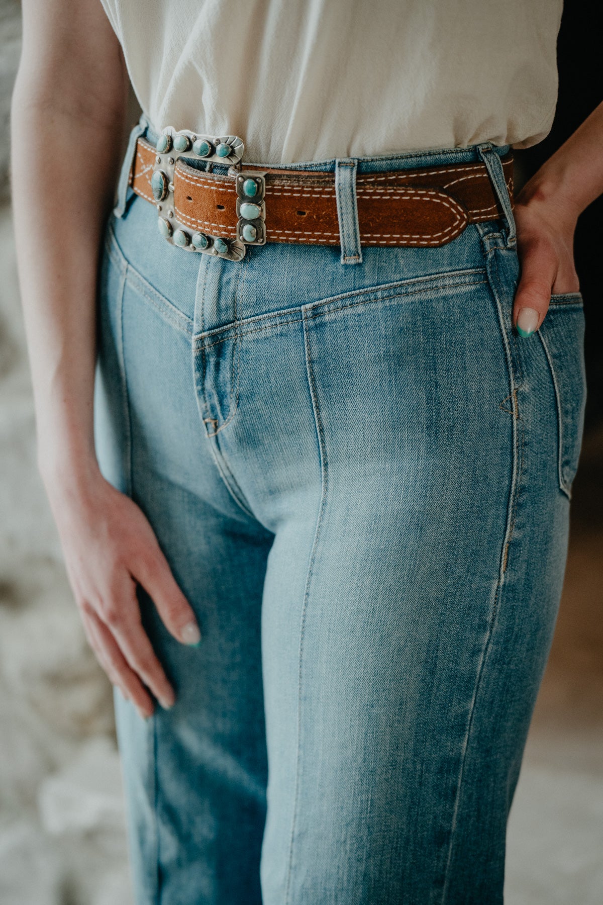 'Delaware' Ultra High Rise Wide Leg Jean by Ariat (29S & 30S ONLY)