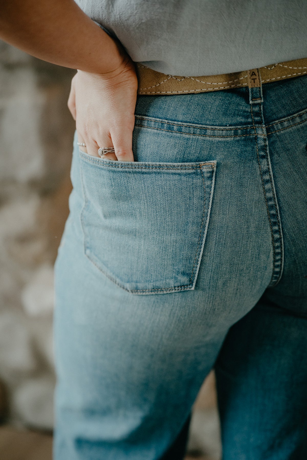 'Delaware' Ultra High Rise Wide Leg Jean by Ariat (29S & 30S ONLY)