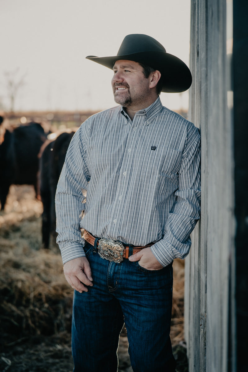 'Waylon' CINCH Men's Plaid Button Down Shirt (S-XXL)