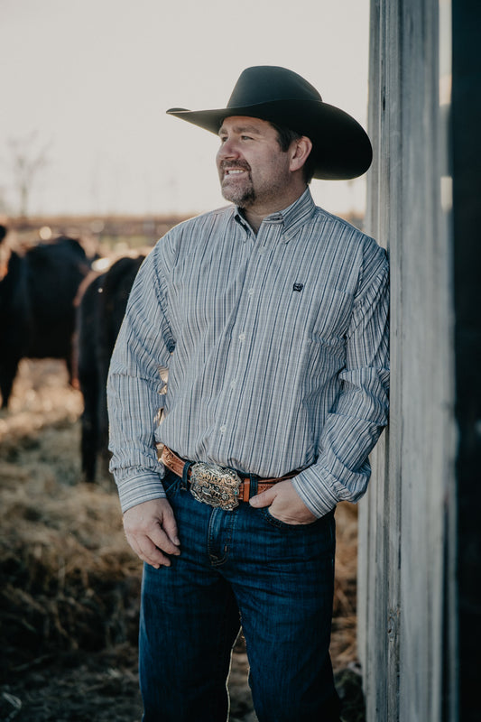 'Waylon' CINCH Men's Plaid Button Down Shirt (S-XXL)