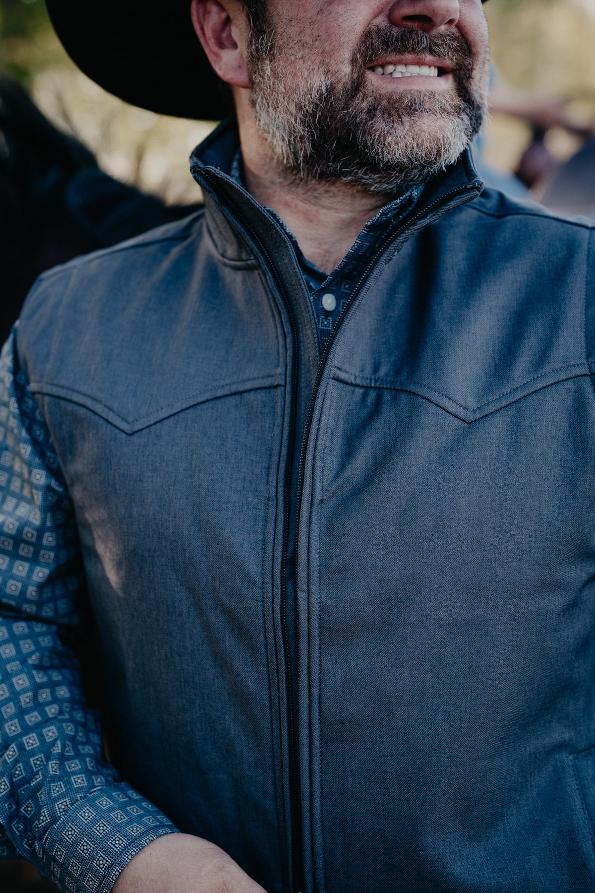 'Archer' Men's Charcoal CINCH Bonded Vest
