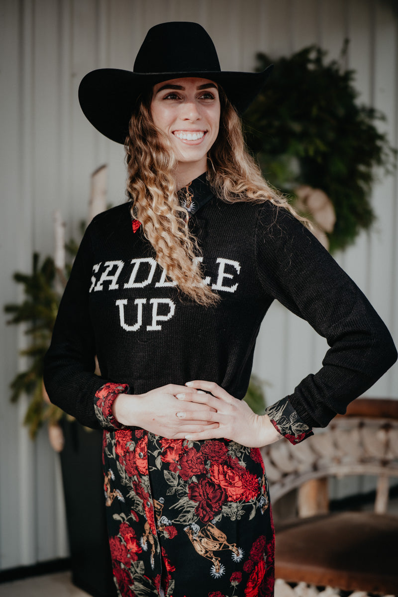 'Saddle Up' Women's Wrangler Sweater (S-XXL)